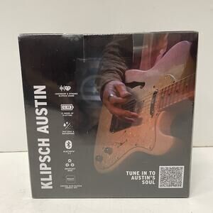 Klipsch Austin Portable Bluetooth Speaker - Black New Sealed